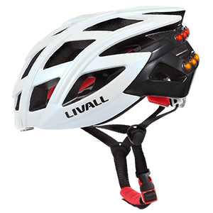 Livall smart helmet with turn indicators and emergency SMS from Teros