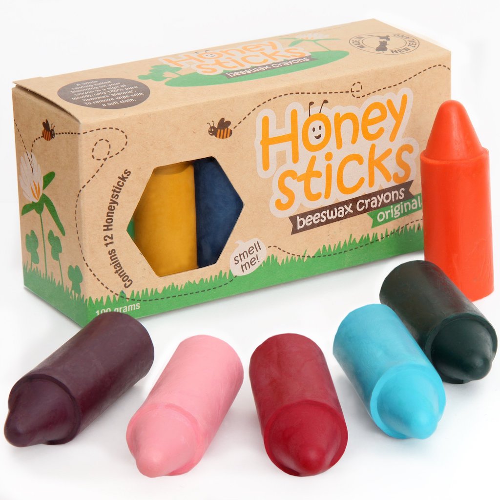 Honeysticks Beeswax Crayons Original (12 Pack) Teros