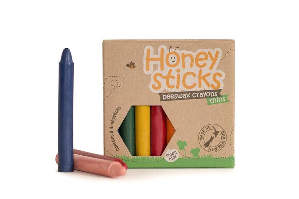 Honeysticks Beeswax Crayons Thins (8 Pack) Teros