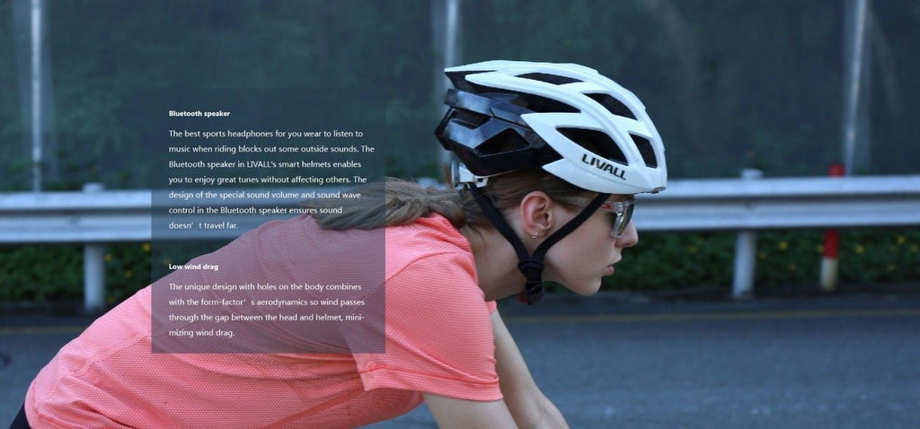 Livall smart helmet from Teros has bluetooth speakers and emergency alerts