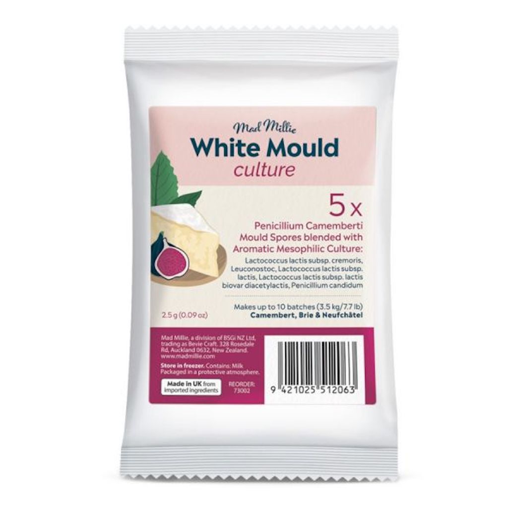 Mad Millie White Mould Cheese Culture (5 Pack)
