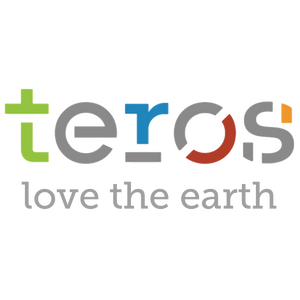 Logo for Teros - love the earth 