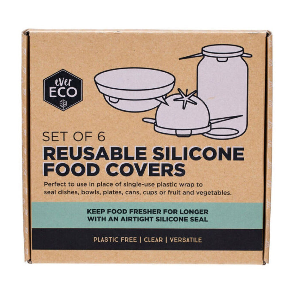 Ever Eco Reusable Silicone Food Covers (6 Pack) Teros Tasmania