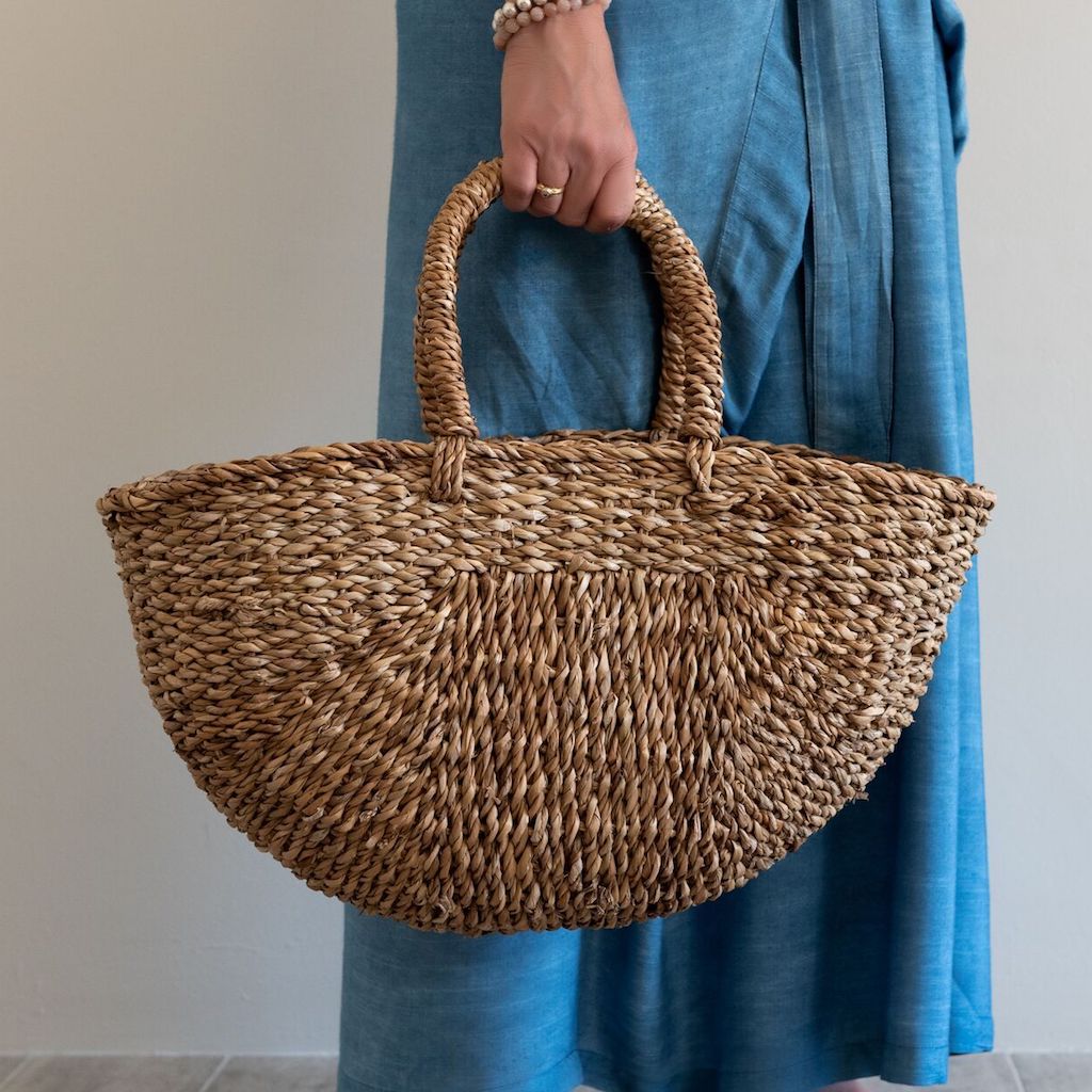 U-Chus Fair Trade Hogla Basket with Two Handles Teros