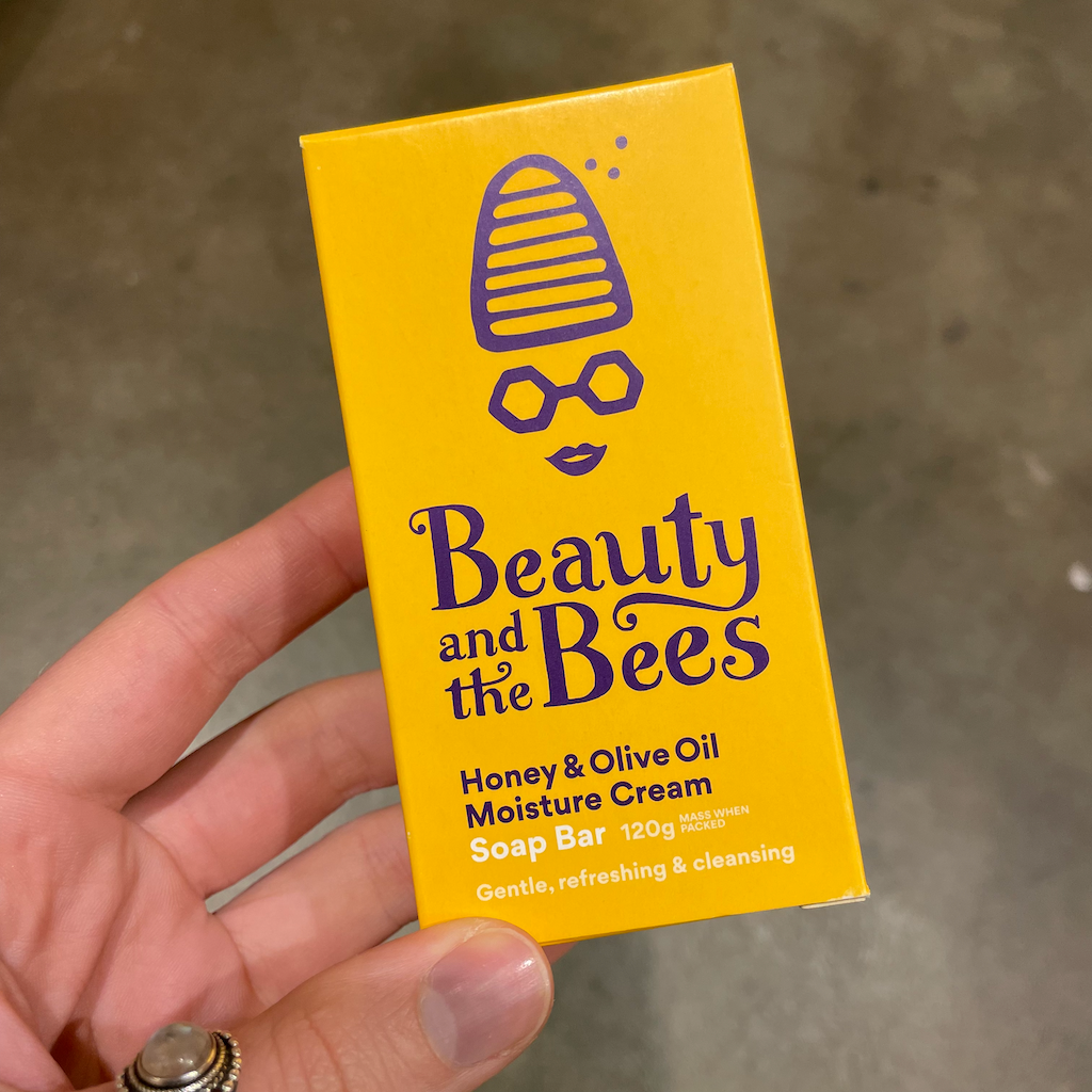Beauty & the Bees Soap Bar 120 g Honey & Olive Oil Teros Tasmanian