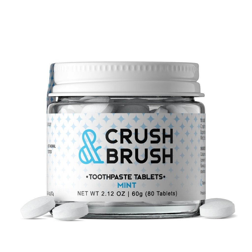 Nelson Naturals Crush & Brush Toothpaste Tablets 60 g Teros