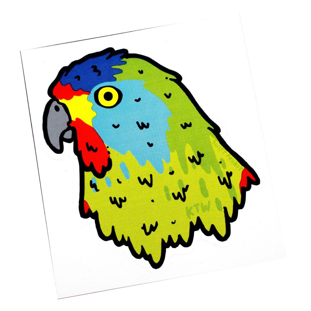 Keep Tassie Wild Sticker – Swift Parrot