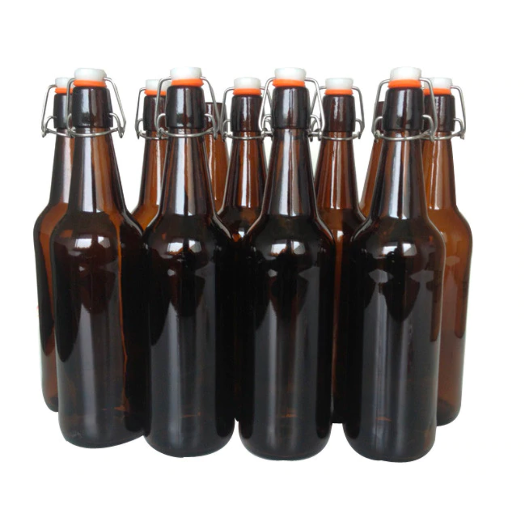 Mangrove Jack's Amber Flip Top Glass Bottle 750 ml