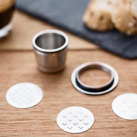 Teros - WayCap refillable coffee capsule and lids
