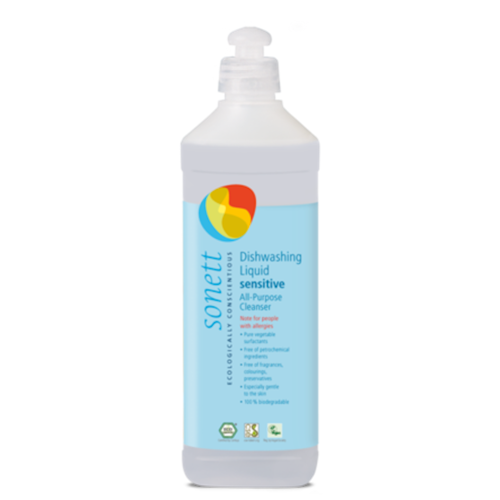 Sonett Sensitive Dishwashing Liquid & All Purpose Cleanser 500 ml Teros